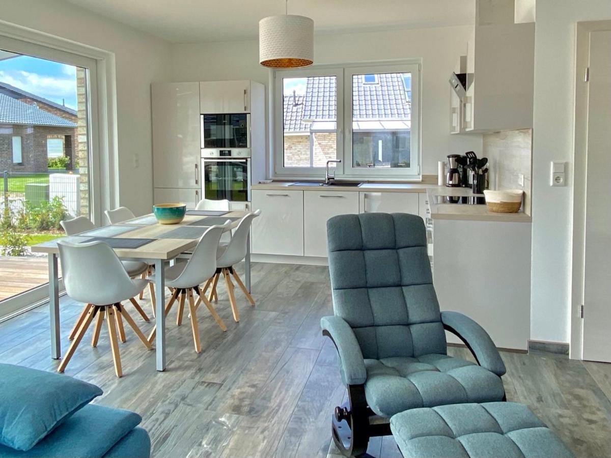 Ferienhaus Seestern Am Harkebruegger See Mit Sauna Und Kamin Barssel  Bagian luar foto