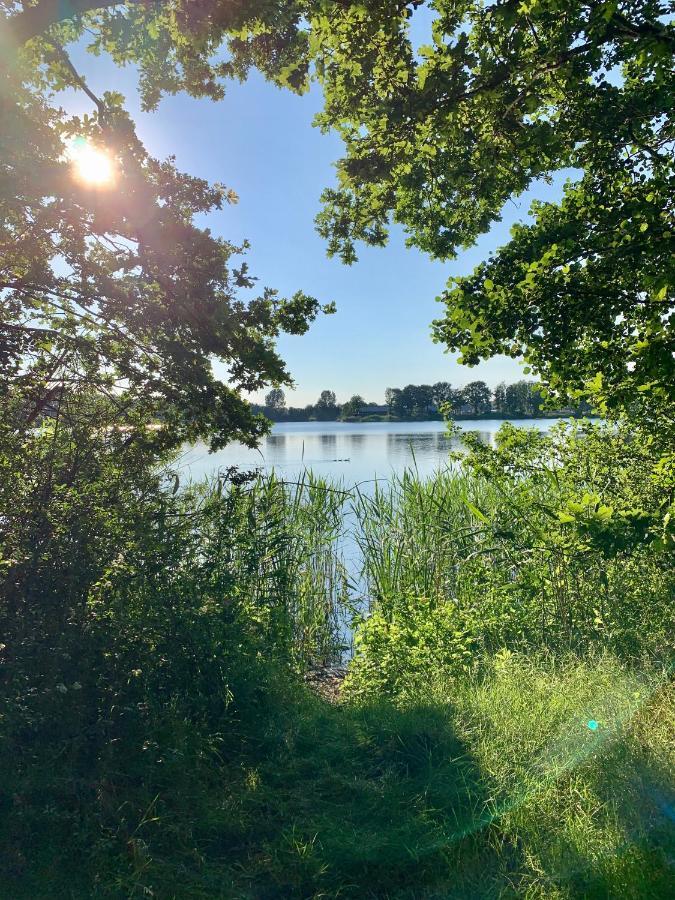 Ferienhaus Seestern Am Harkebruegger See Mit Sauna Und Kamin Barssel  Bagian luar foto